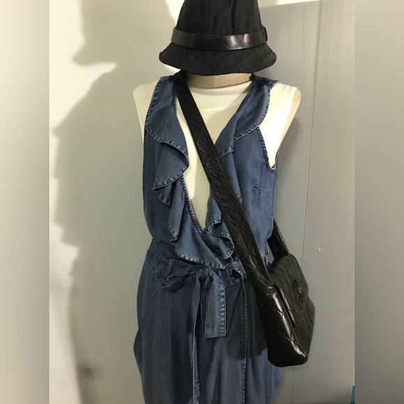 AUTH CHANEL BLACK LAMBSKIN CROSSBODY RARE VINTAGE QUILTED FLAP BAG EUC LUXURY - Picture 10 of 16